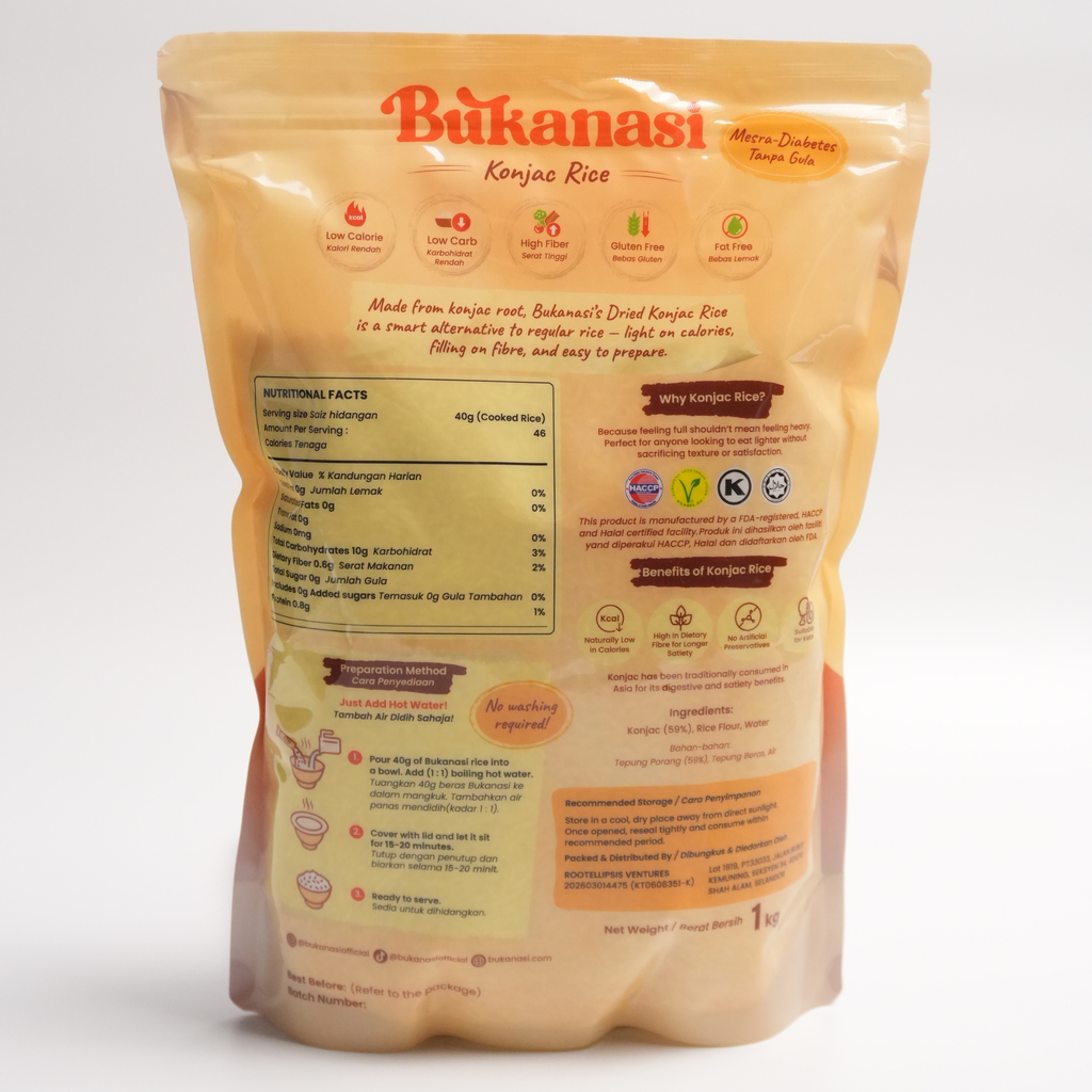 Bukanasi Dried Konjac Rice